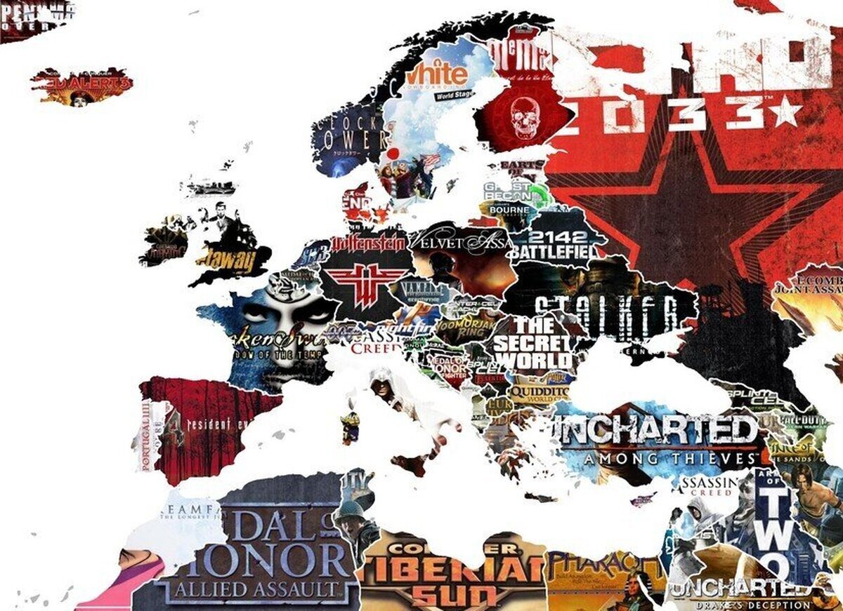 Mapa videojueguil de Europa