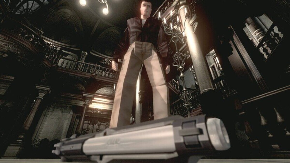 Juega a Resident Evil HD Remaster con polígonos por un tubo