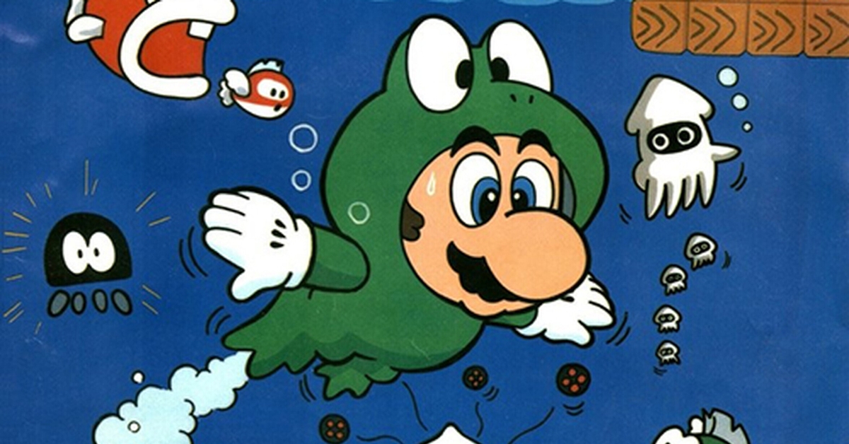 Ya podemos desbloquear a Mario Rana en el nuevo nivel de Super Mario Maker