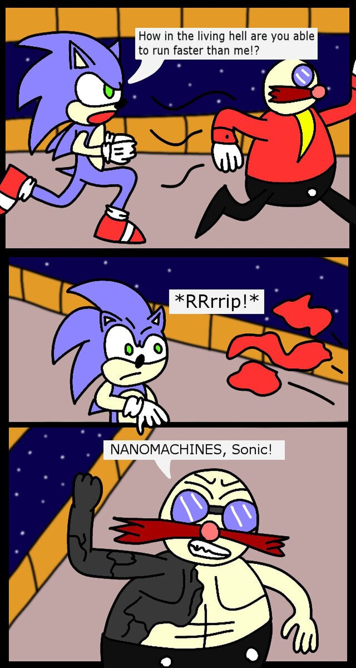 Ahora sabes porque Eggman podía escapar de Sonic