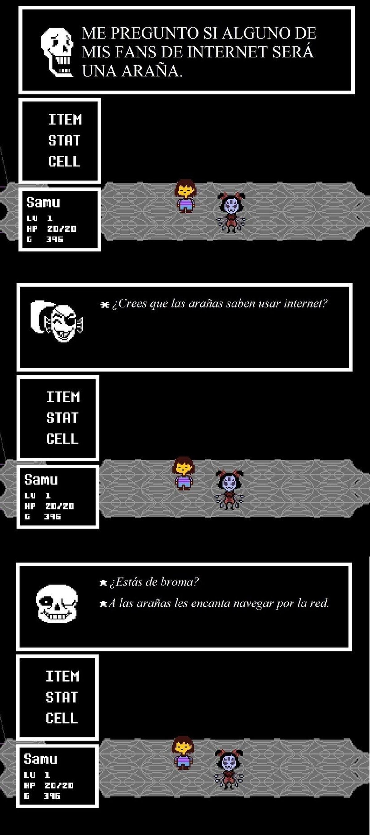 Regla nº 2 de Undertale: siempre que se pueda hacer una broma allí estará Sans