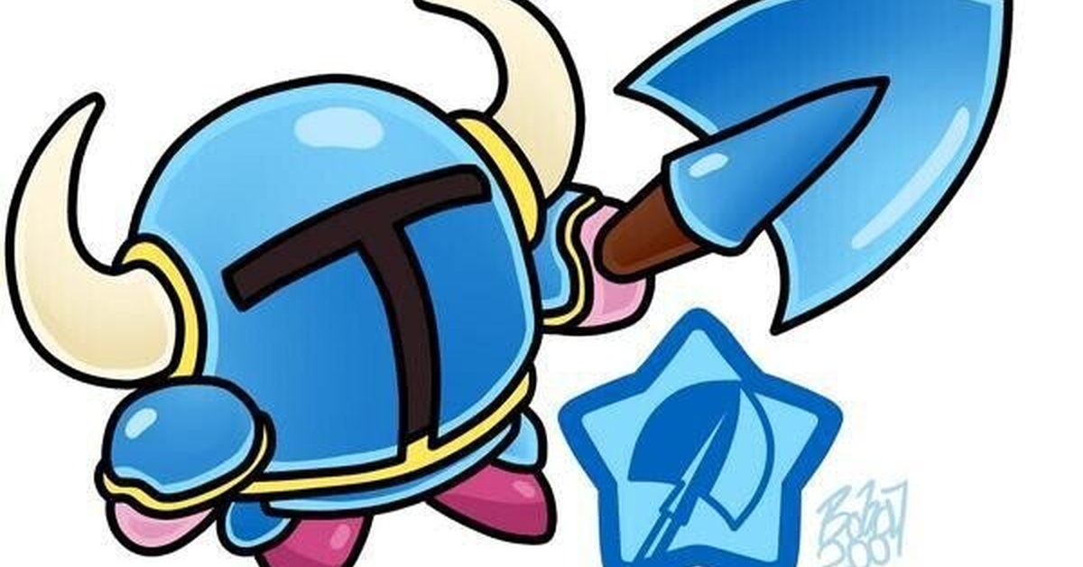Si Kirby absorbiera a Shovel Knight sería todavía más adorable