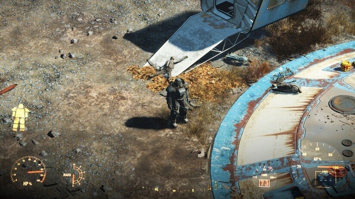 ¿Cómo sería Fallout 4 con vista isométrica?