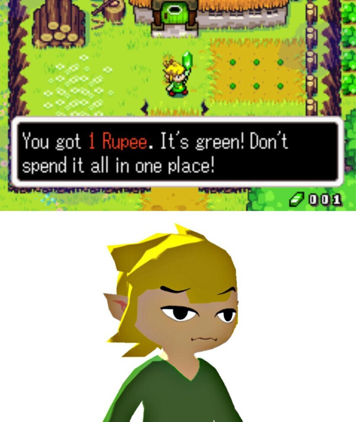 Está claro que la diosa de la fortuna está sonriendo a Link