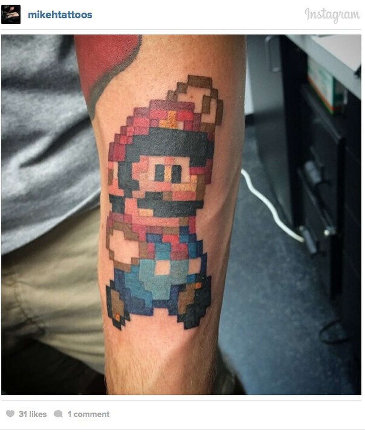 26 tatuajes inspirados en Nintendo
