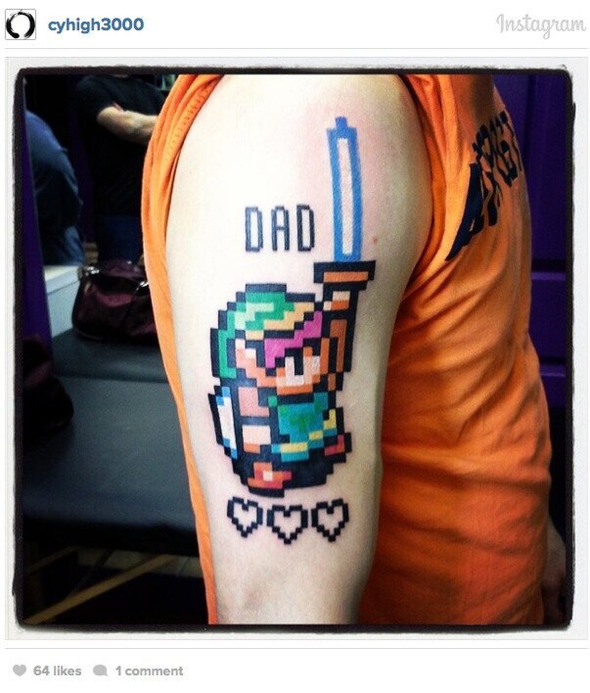 26 tatuajes inspirados en Nintendo