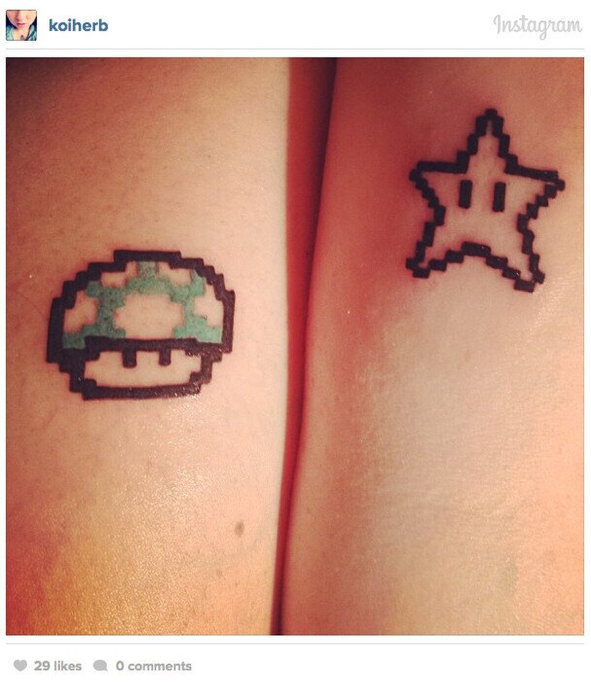 26 tatuajes inspirados en Nintendo