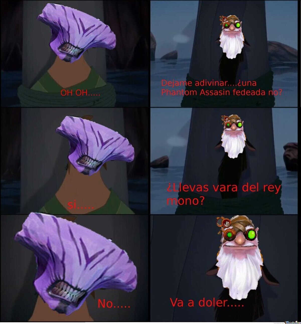 Y esto pasa en casi todas las partidas