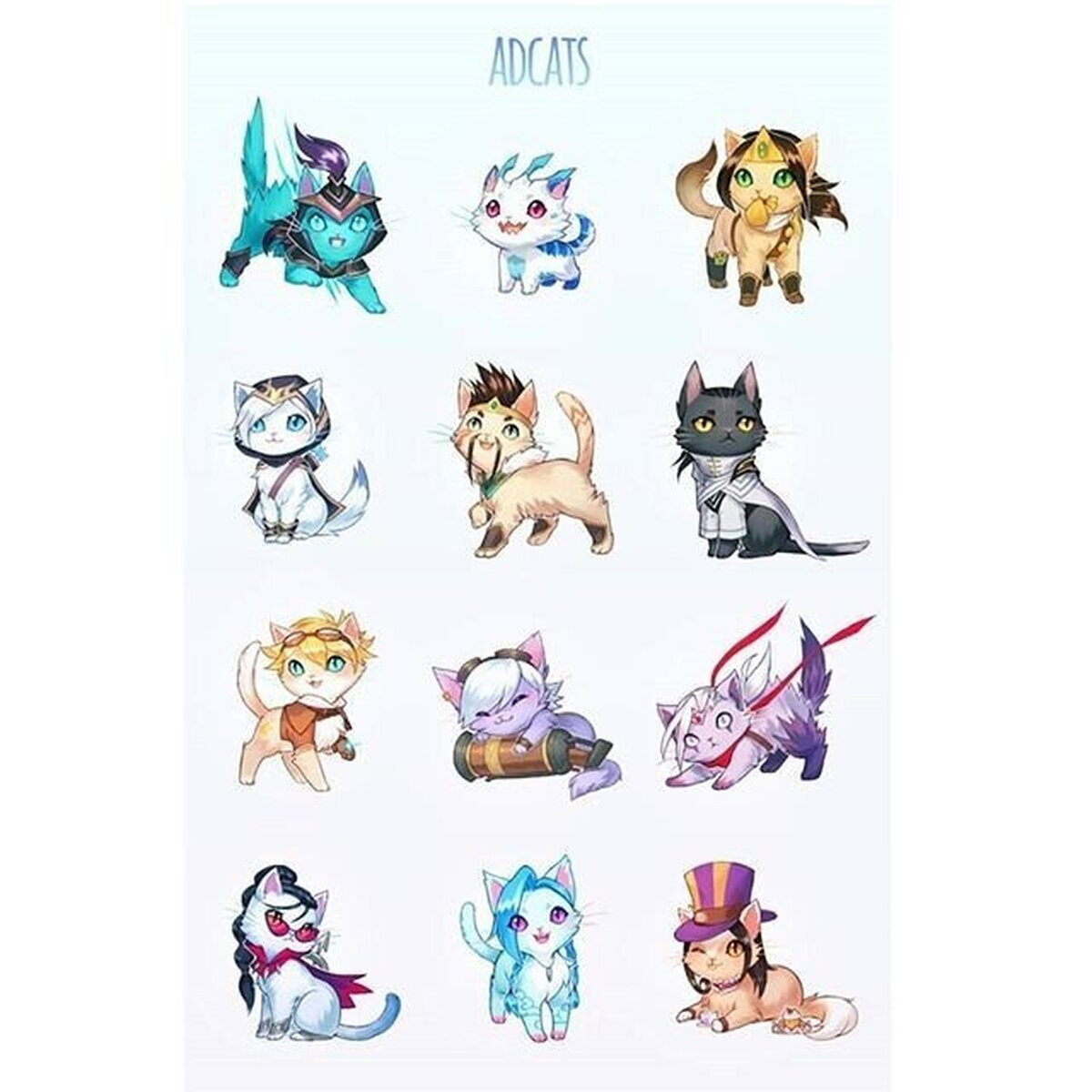 Sí pensabas que tristana domadora de dragones era kawaii espera a a ver a los ADCats