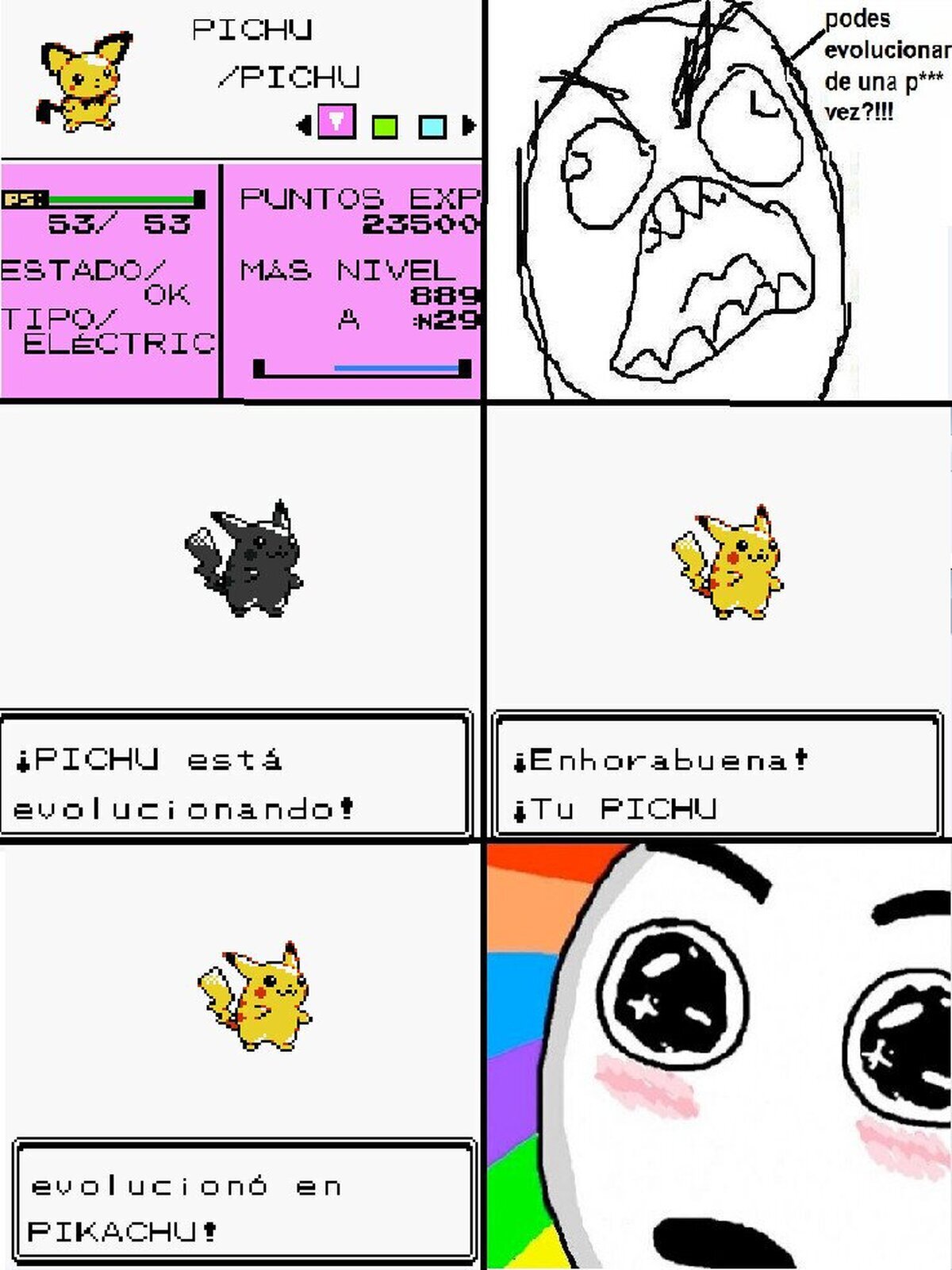 Esa sensación al evolucionar un Pokémon por amistad