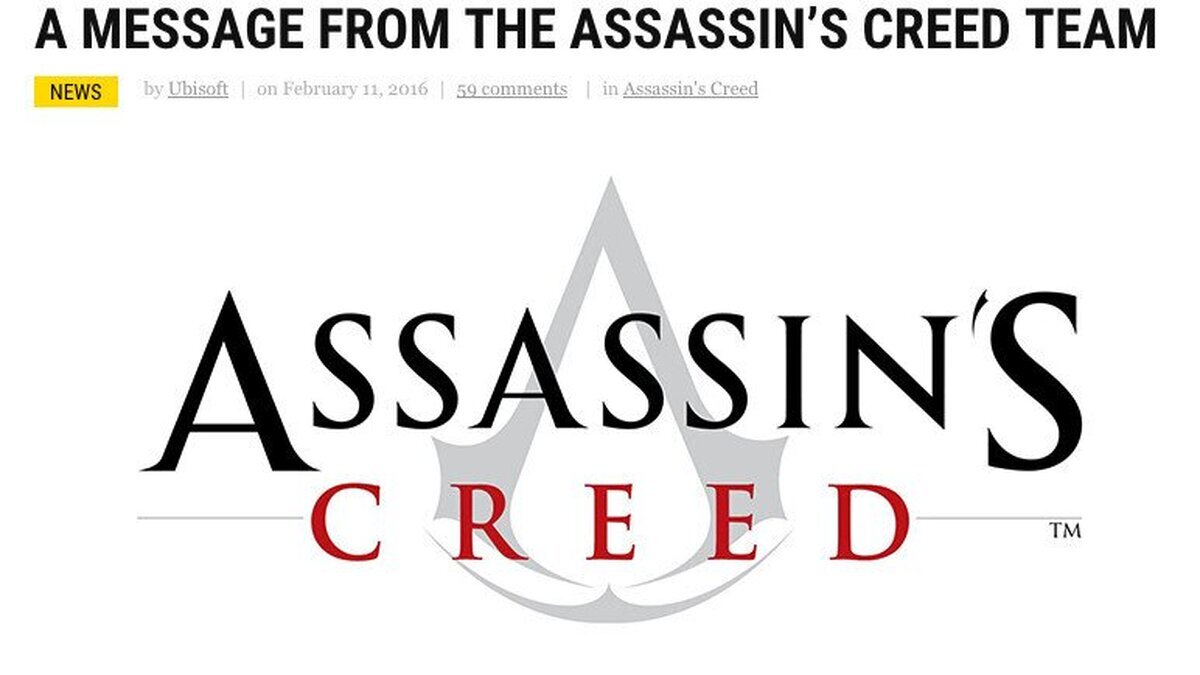 Ubisoft: ''Este a&ntilde;o no sacaremos ning&uacute;n Assassin's Creed''