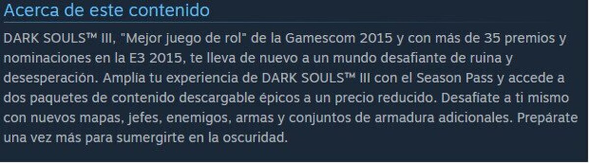 Filtrados los detalles del pase de temporada de Dark Souls 3