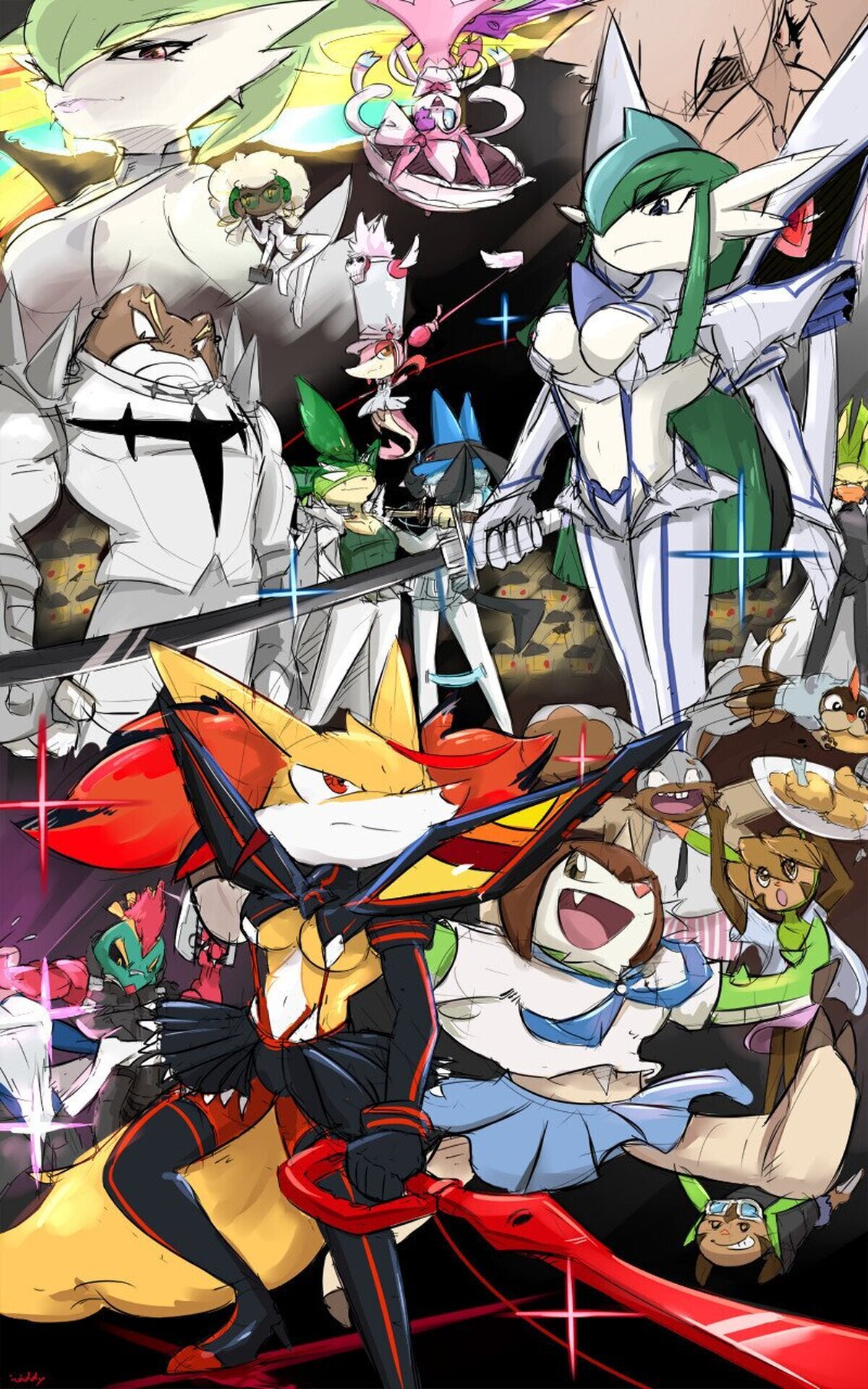 Kill la Kill: Versión Pokemon