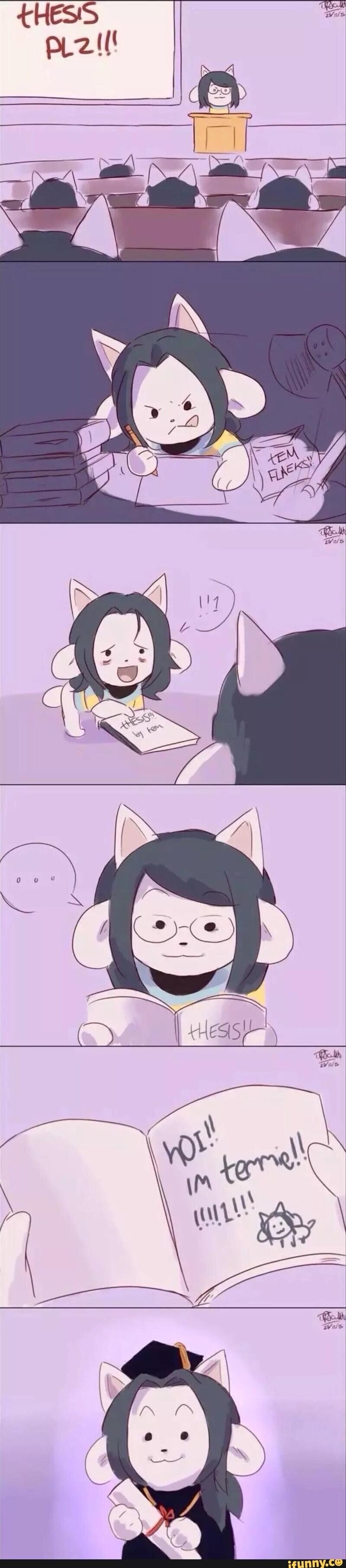 Como consiguió Temmie su graduado