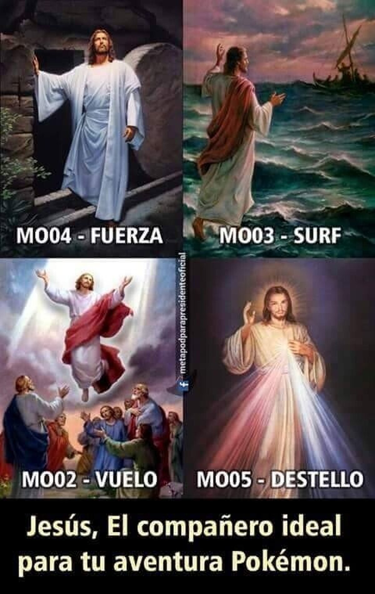 Jesus, el pokemon mas útil