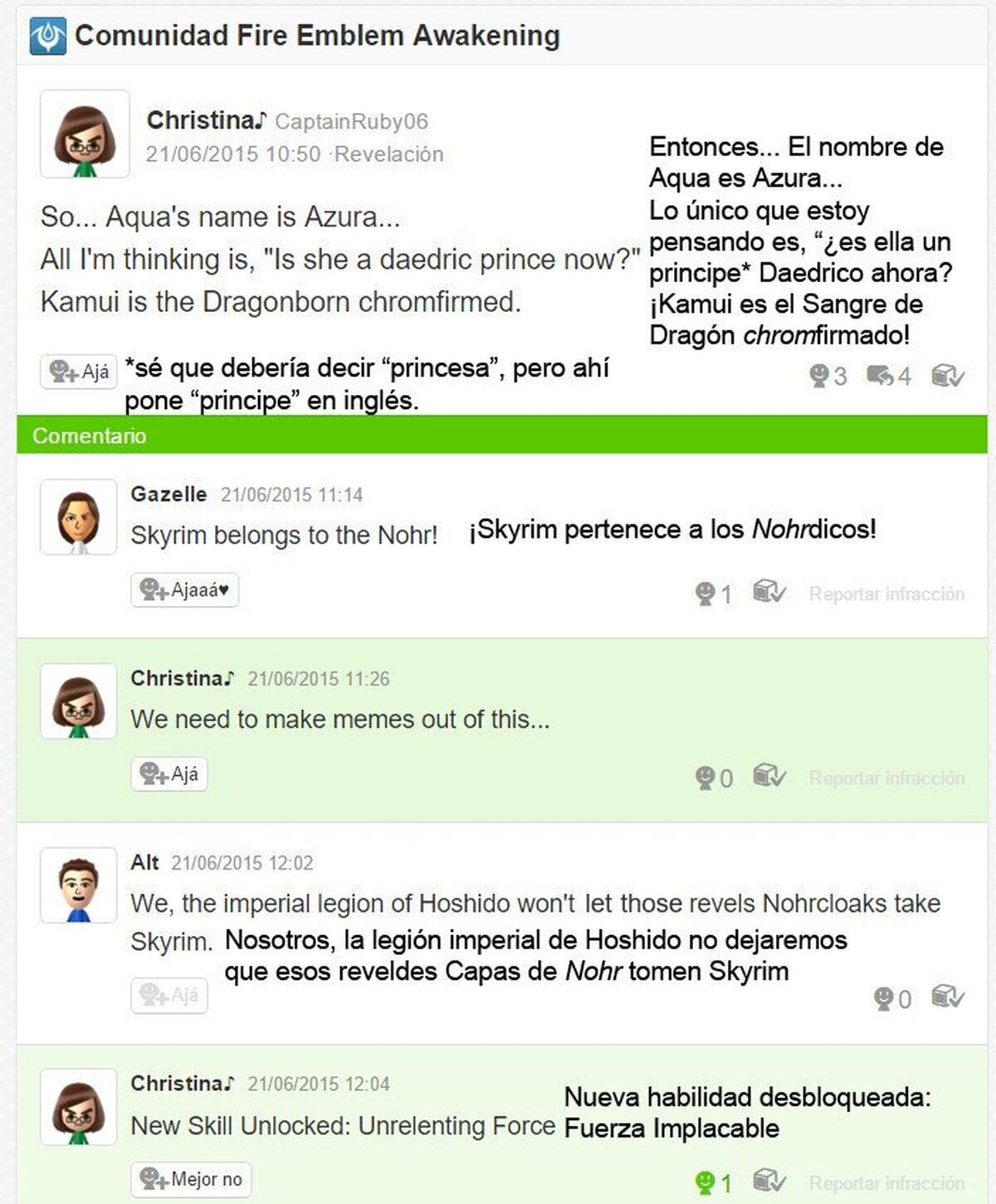 Fire Emblem y The Elder Scrolls no son tan distintos