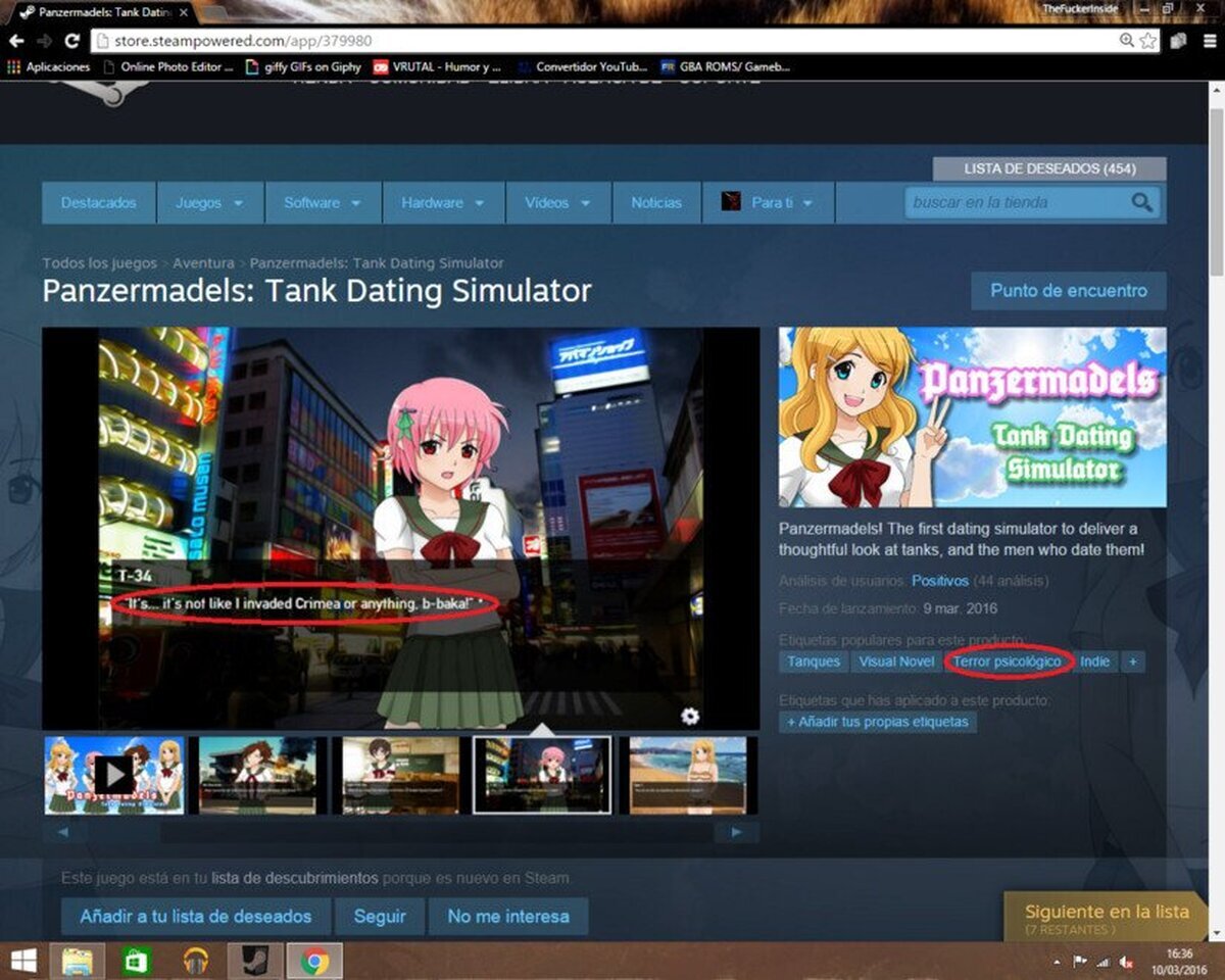 Steam, me perturbas