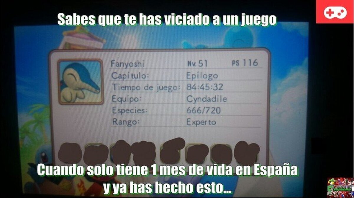 Sabes que te has viciado a un juego cuando...