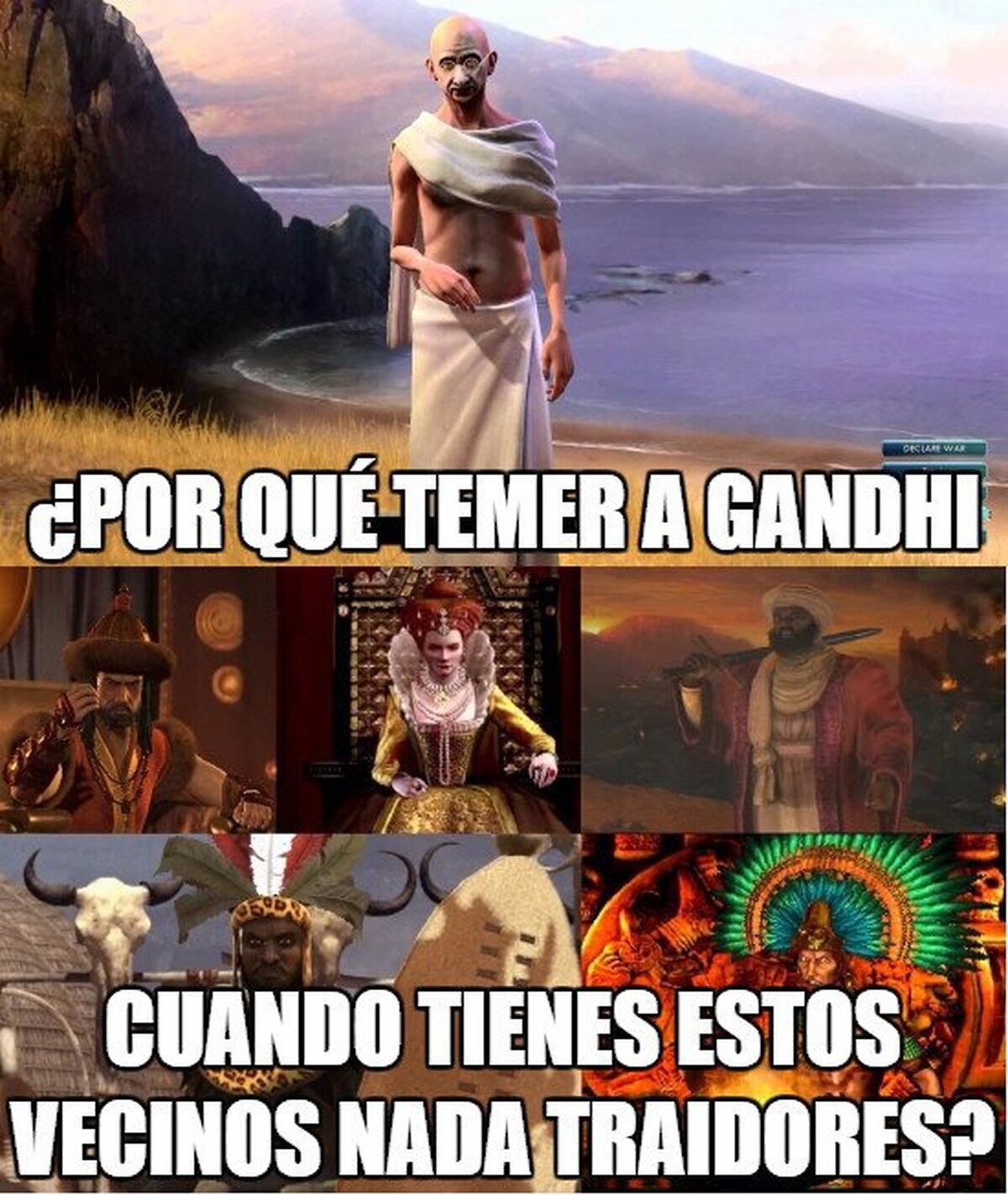 Porque Gandhi no es ni mucho menos la peor amenaza