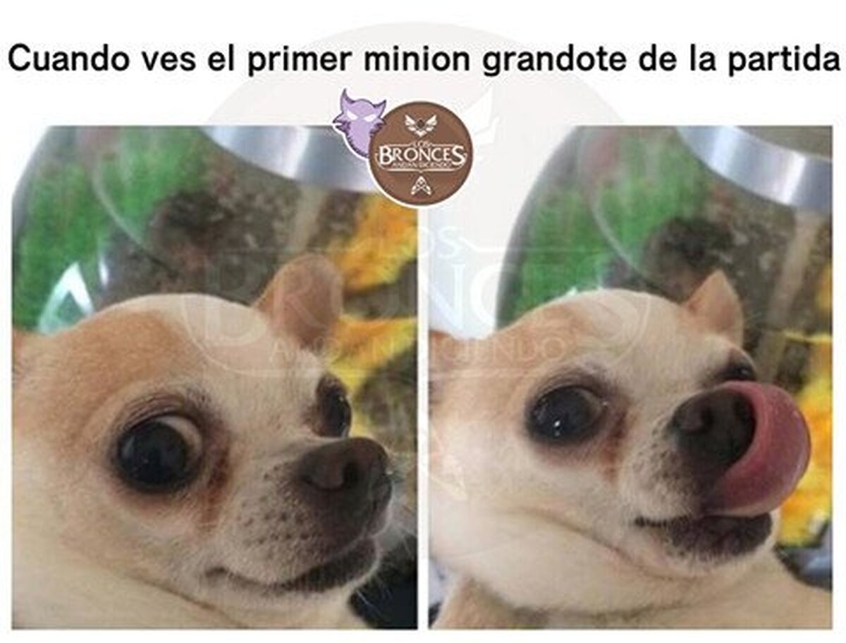 Cuando ves al primer minion grande de la partida