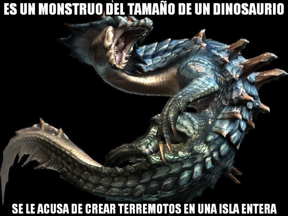 Normalmente las leyes de la física y Monster Hunter no se llevan demasiado bien...