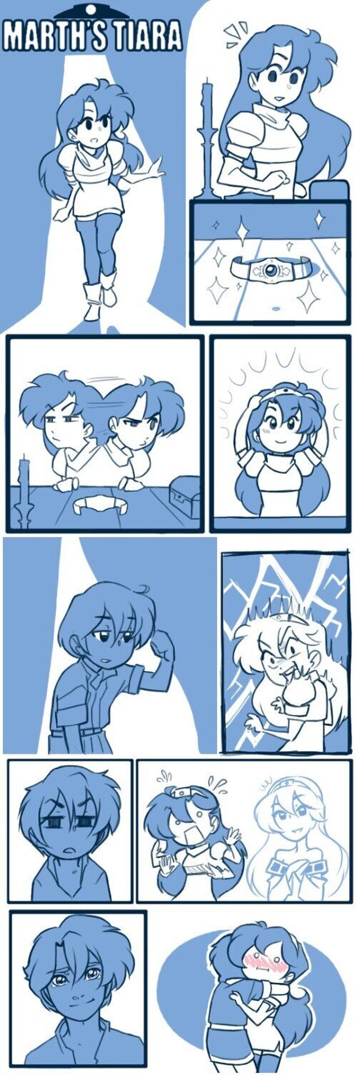 Como Shiida se ganó el corazón de Marth