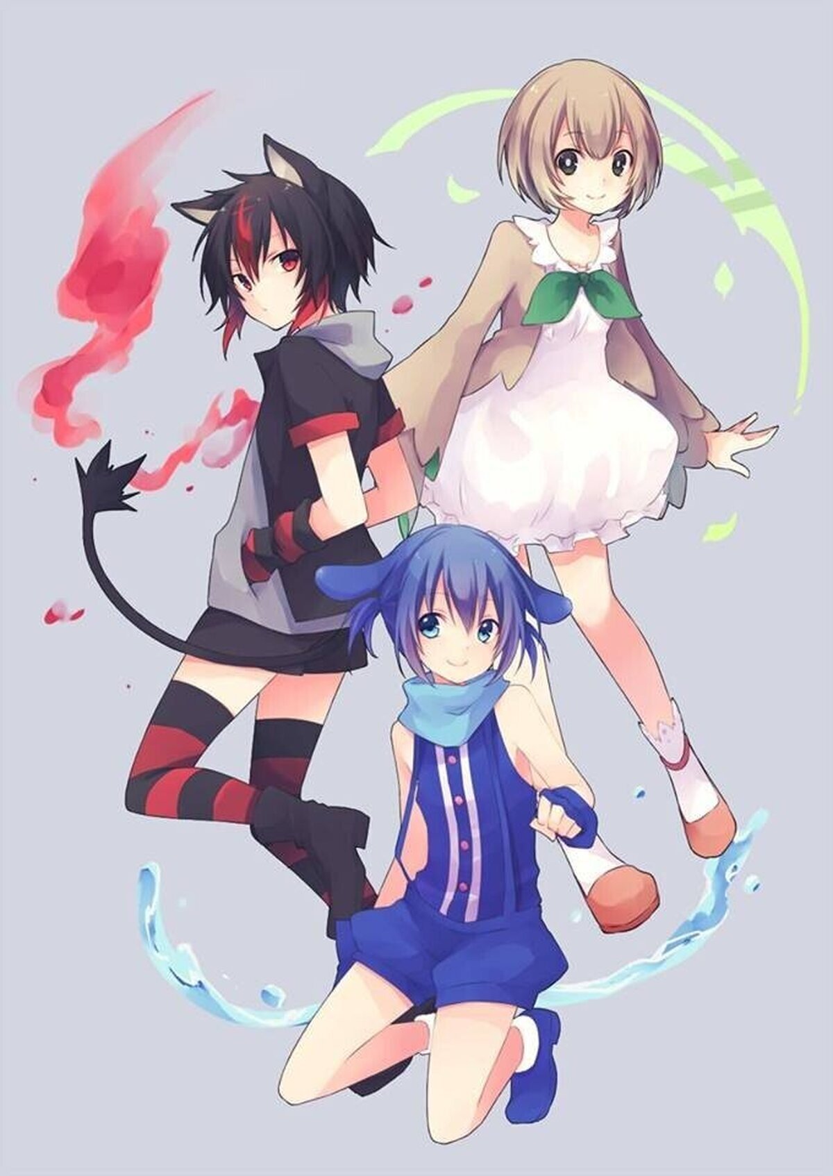 Los Starters versión Lolimon