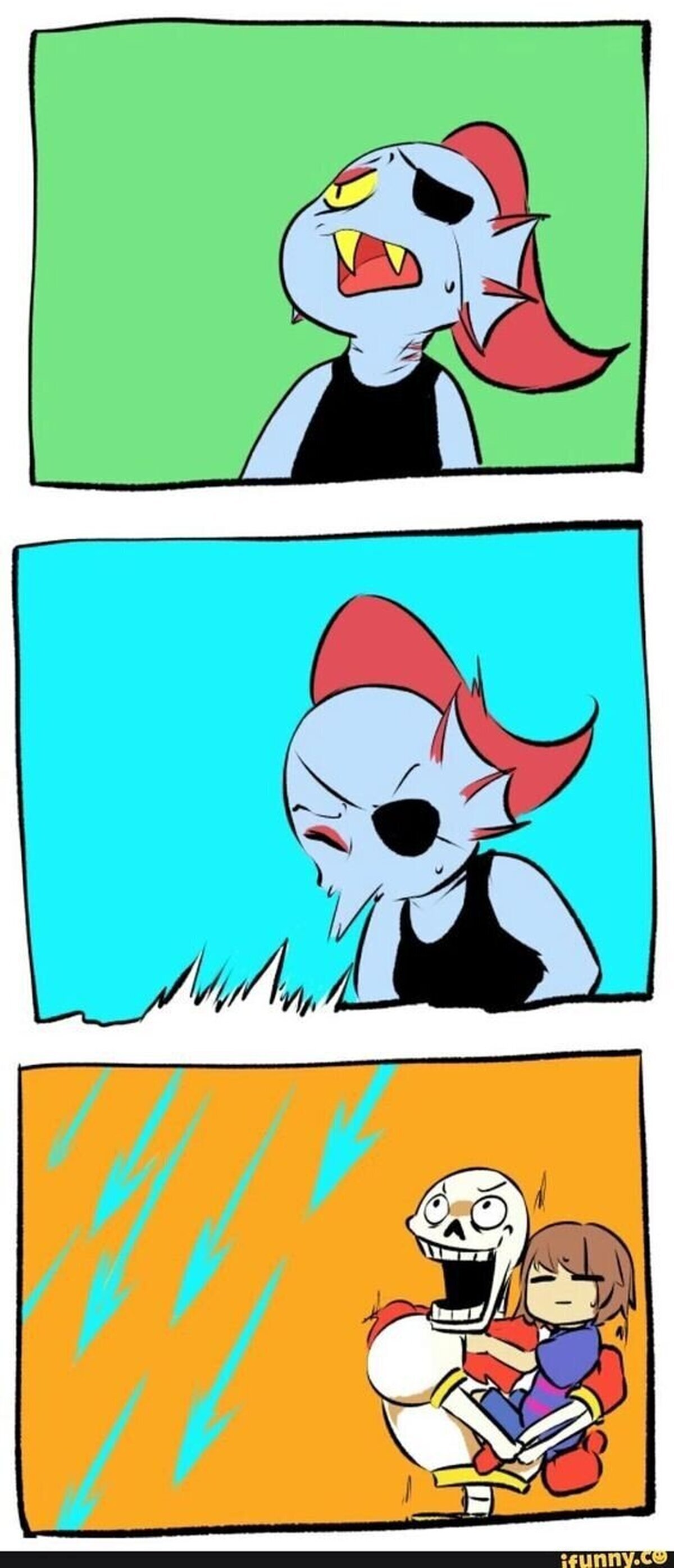 Nunca bajes la guardia con Undyne
