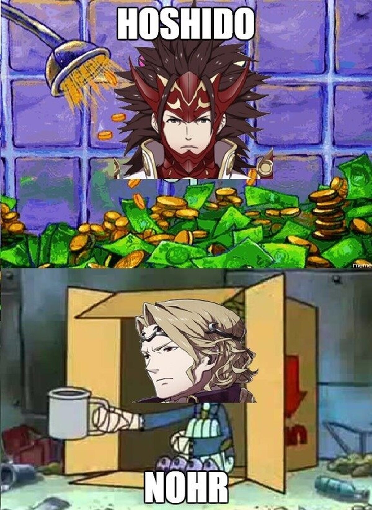 Hay una gran diferencia de recursos entre ambos reinos