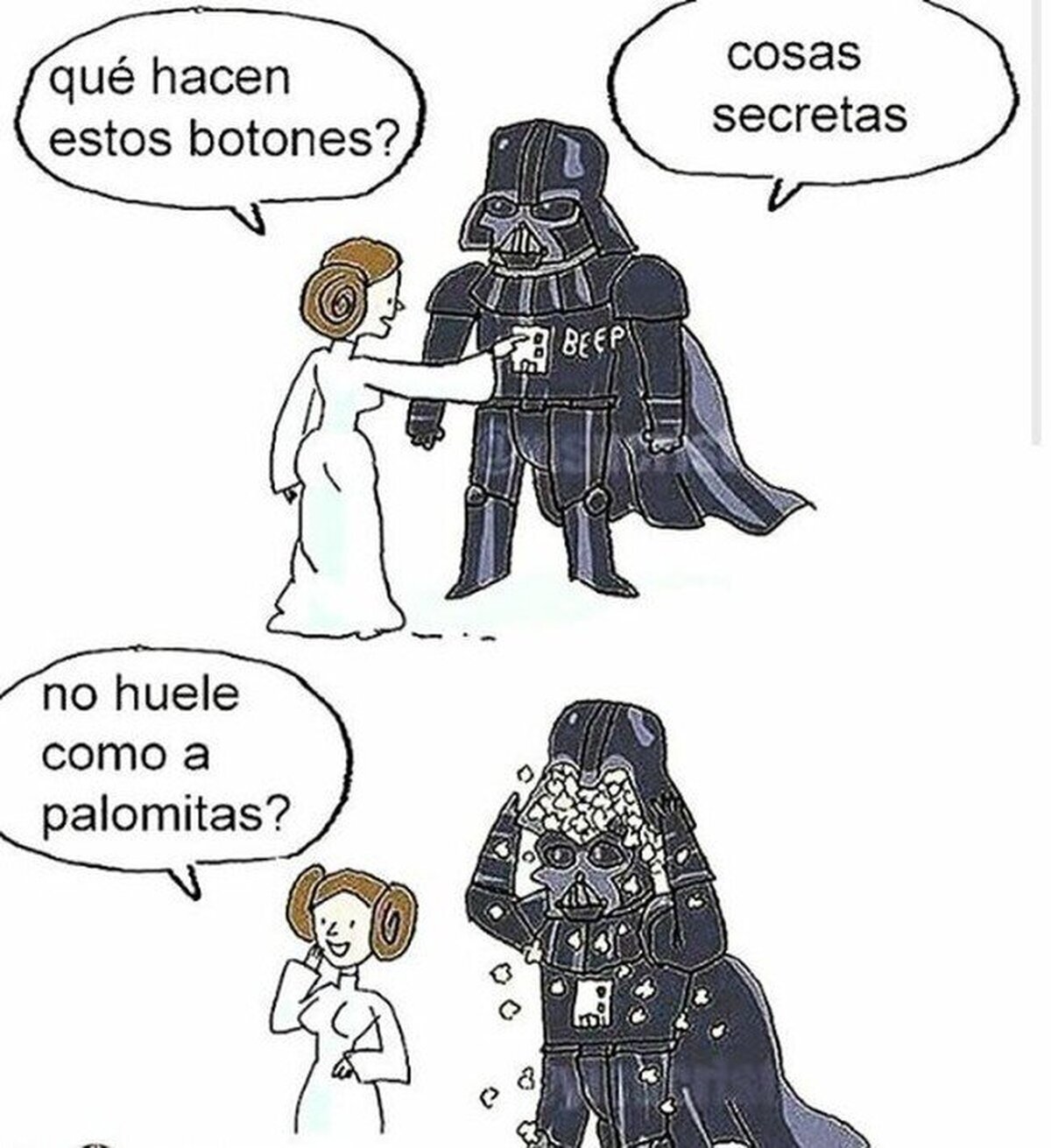 El secreto detrás del traje de Darth Vader