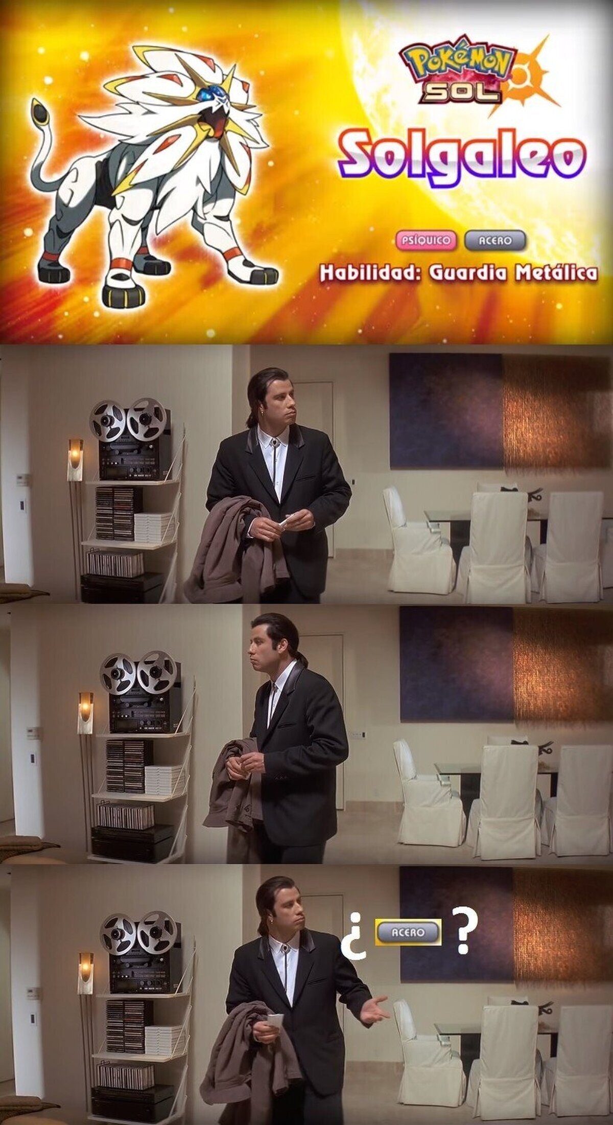 &iquest;Por qu&eacute; acero y no fuego? WTF