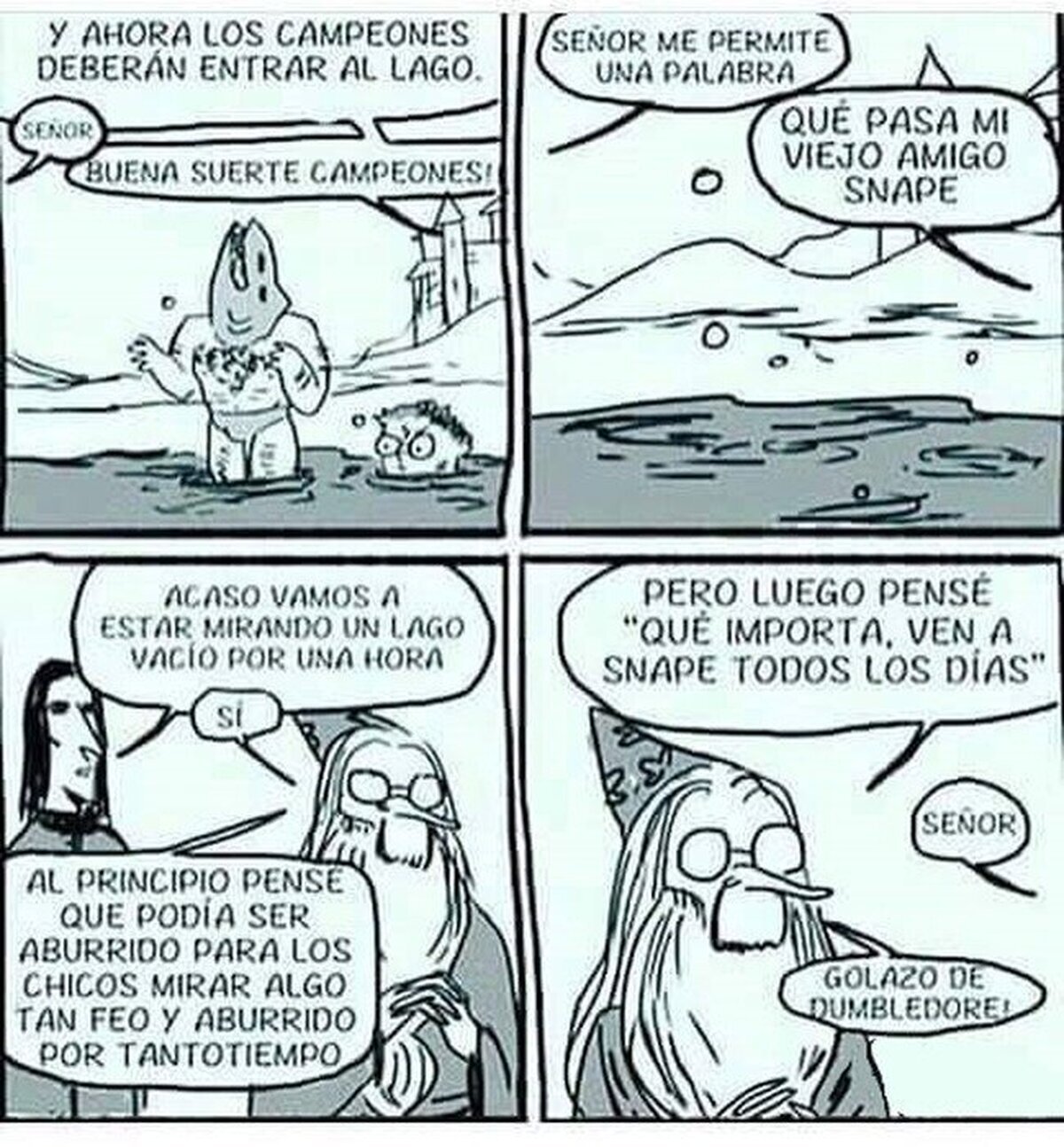 Dumbeldore y su sentido del humor