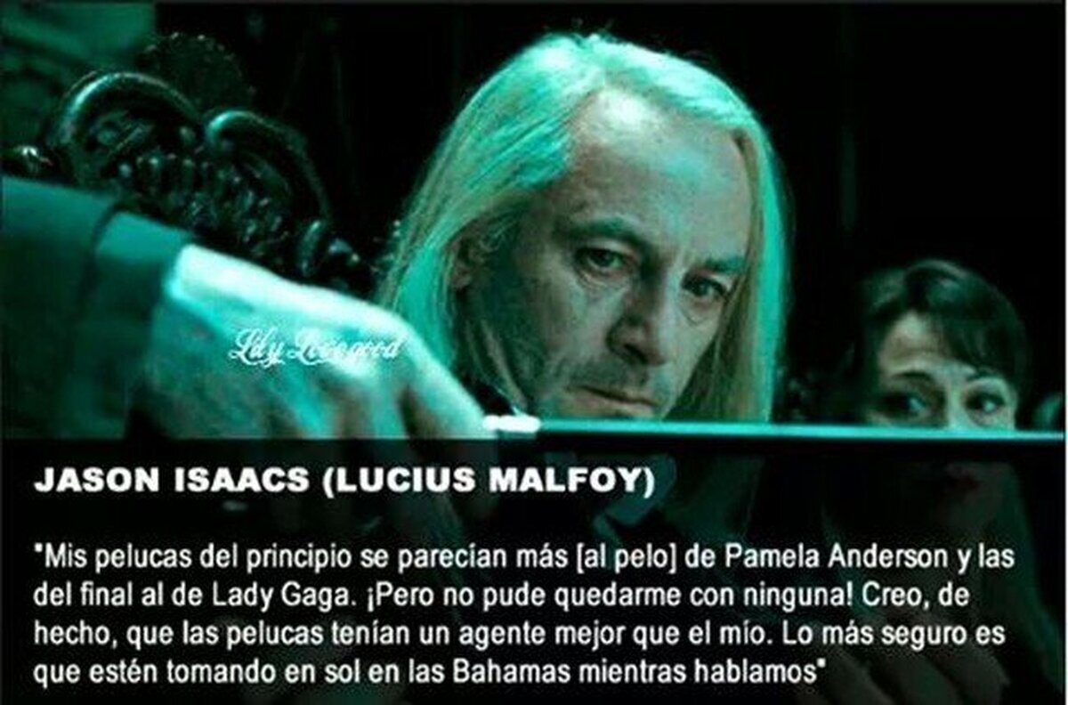 Jason Isaacs tiene una buenísima teoría sobre las pelucas