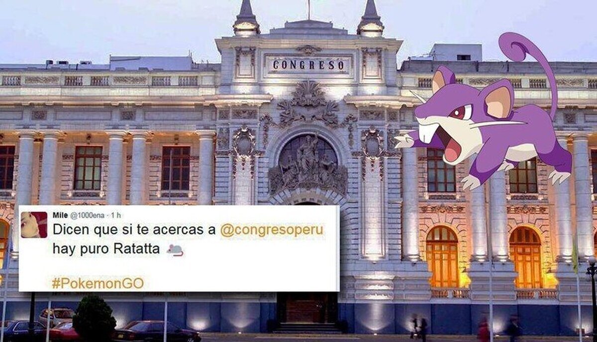 La ingeniosa respuesta del Congreso del Peru a una usuaria de Pokémon GO