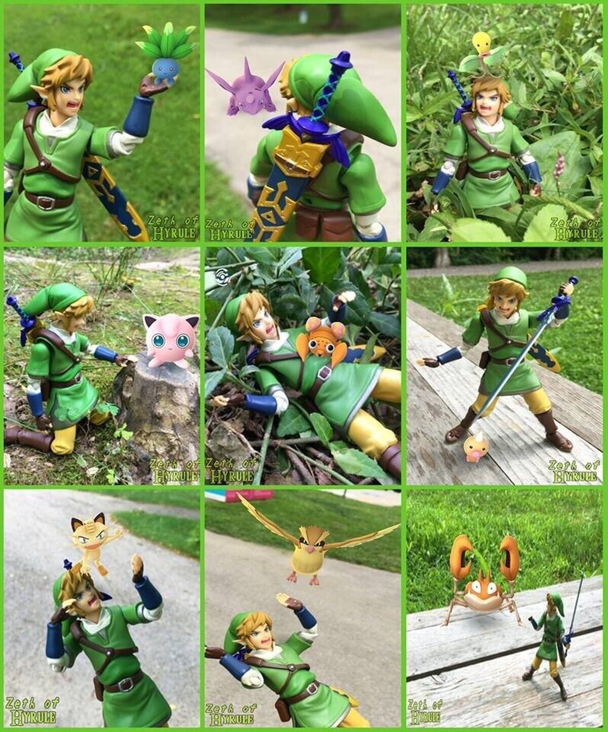 Cuando al héroe de Hyrule también le dá la fiebre del Pokémon GO