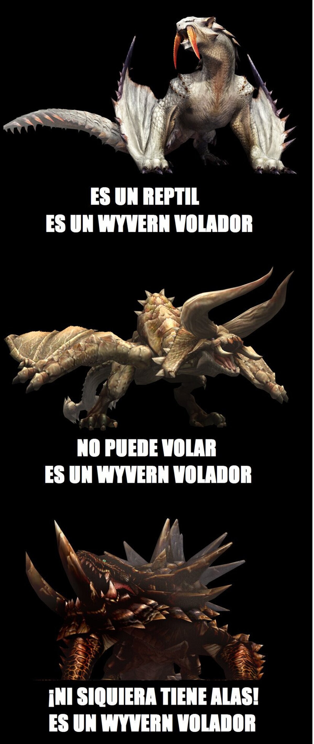 El dilema de los wyverns voladores