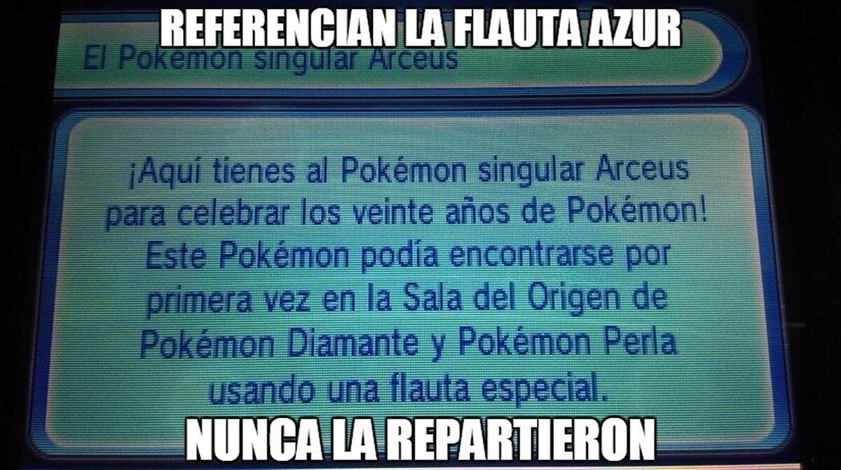 Yo recuerdo cuando repartían la Flauta Azur! (Dijo nunca nadie)