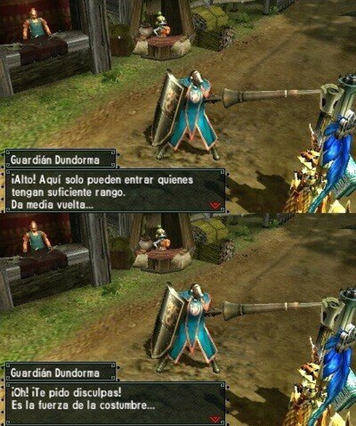 Pobrecito, tanto repetir la frasecita en MH4U acabo pasándole factura