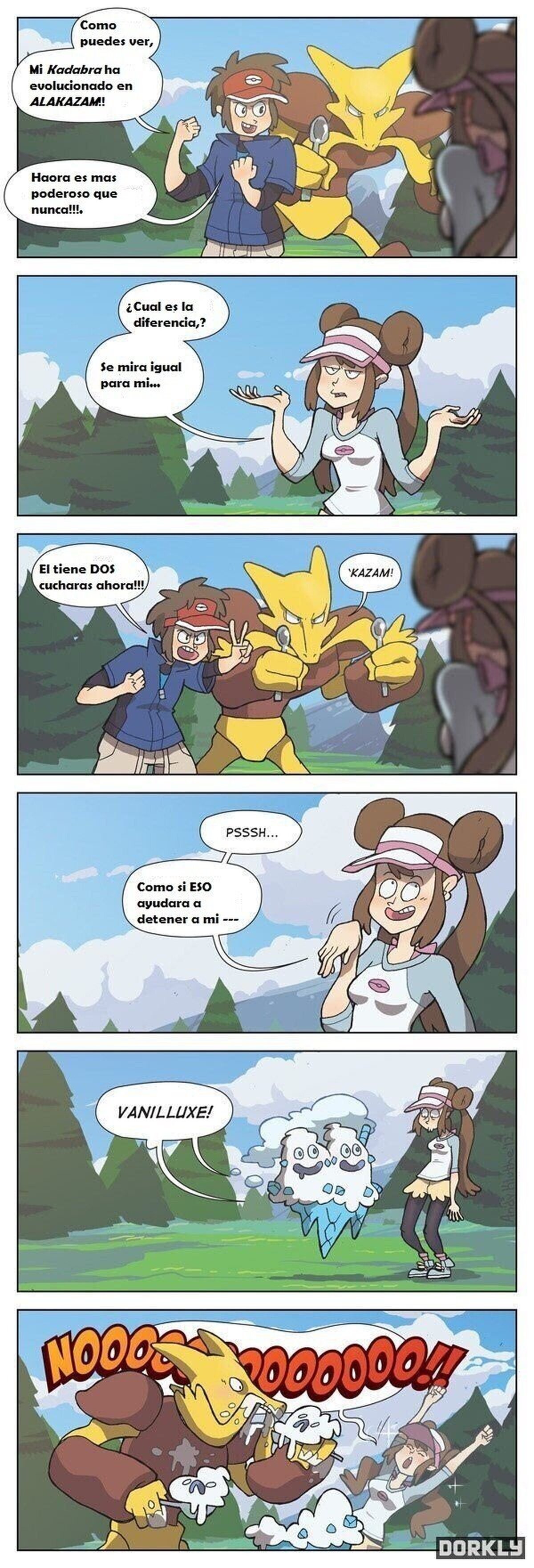 ALAKAZAM uso devorar.  - Es super efectivo