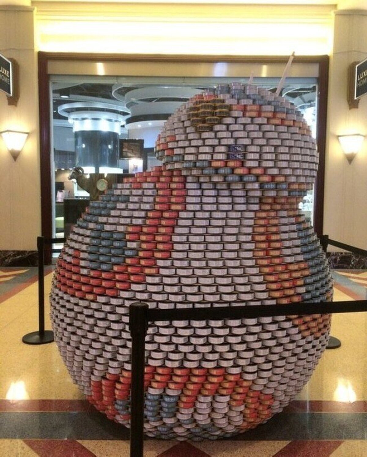 Una manera original de almacenar latas de atún