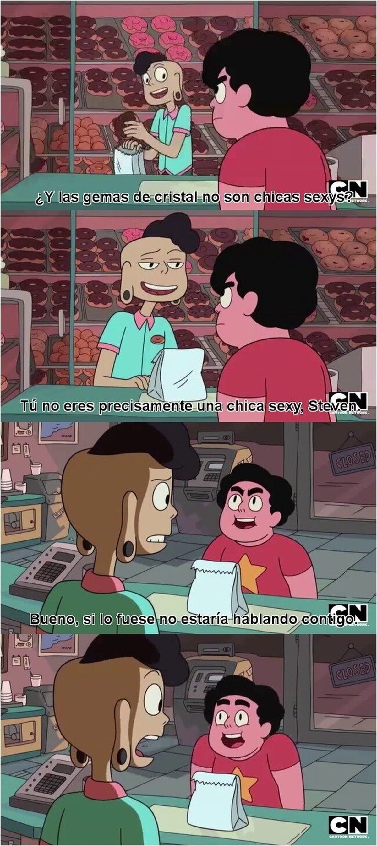 Steven es todo un rebelde