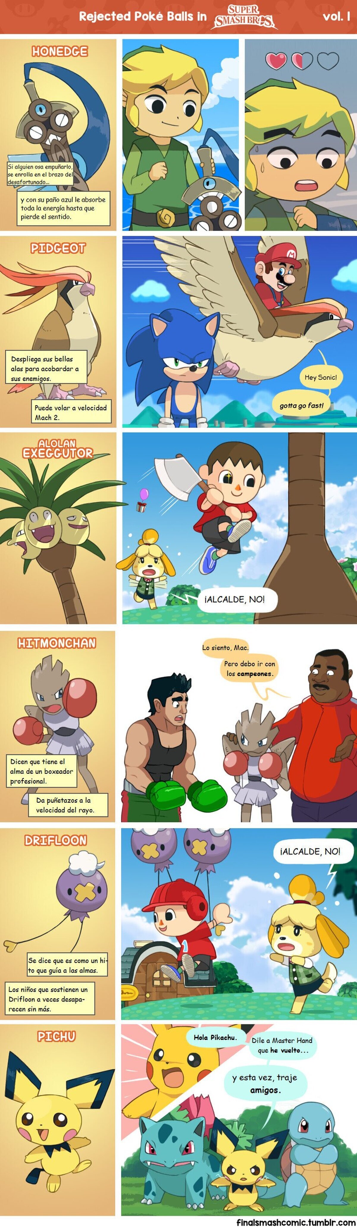 Las pokéball rechazadas en Smash Bros