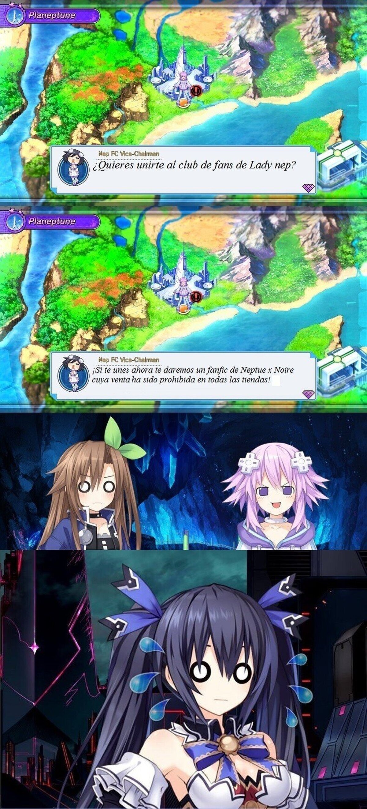  Los fans de Lady Nep saben cómo reclutar nuevos miembros.