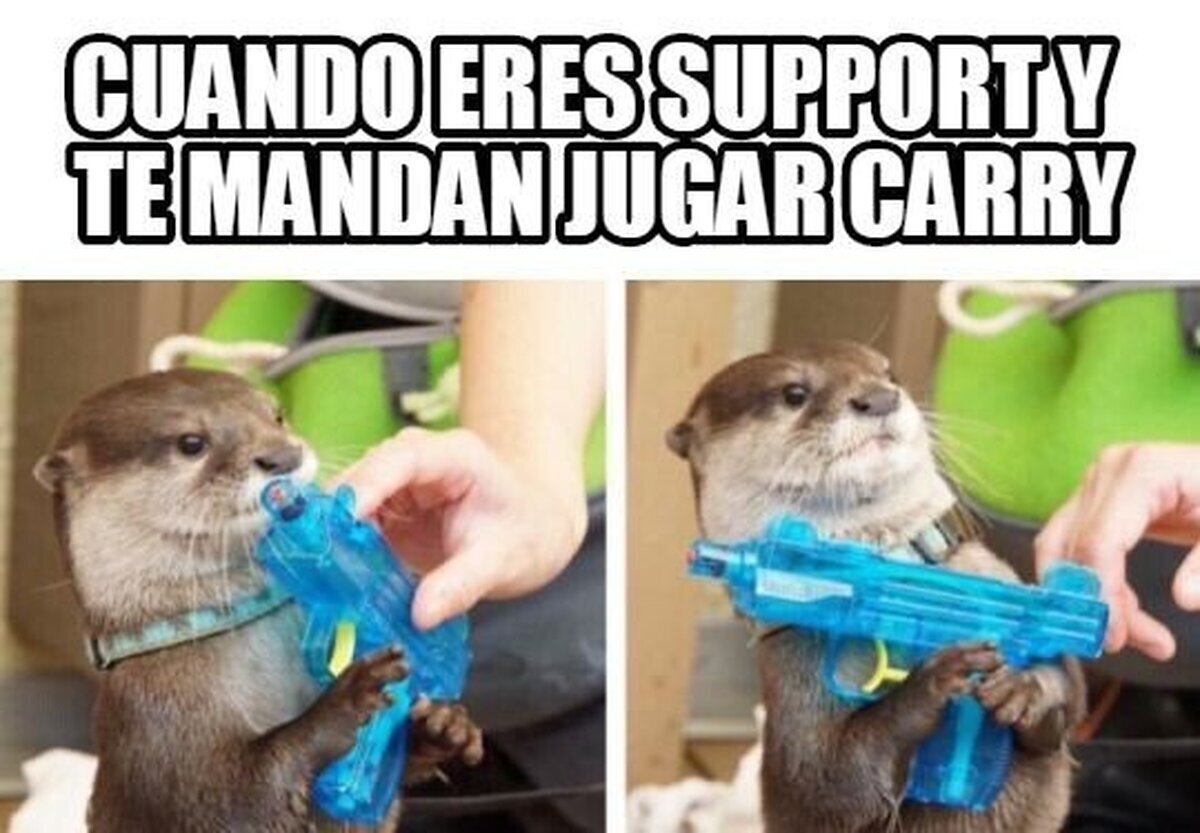 Cuando eres support y...