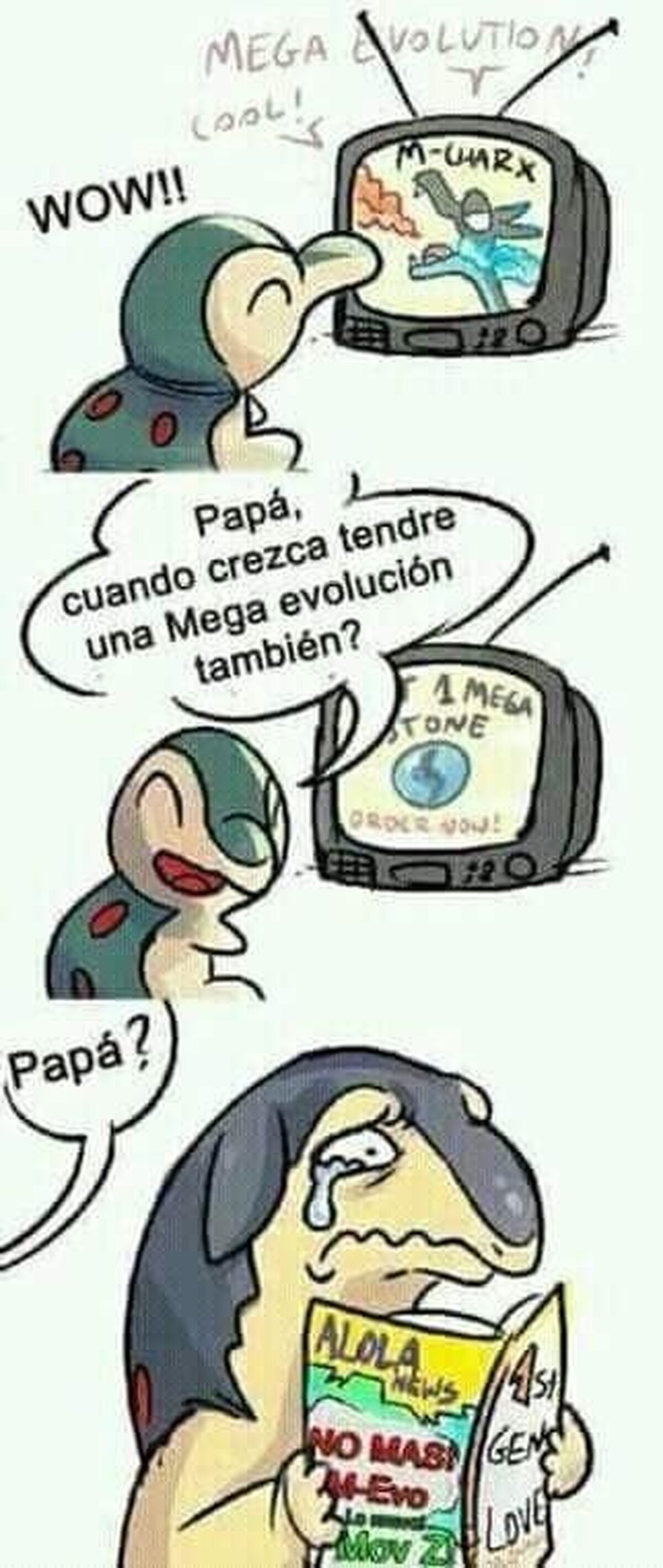 Hiciste llorar a charizard no volador 