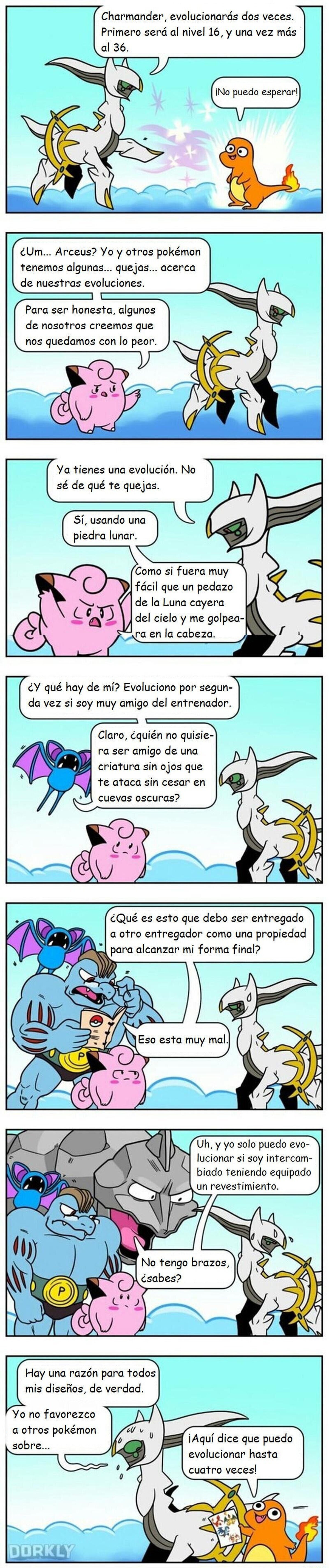 Problemas evolutivos en el cielo Pokémon 