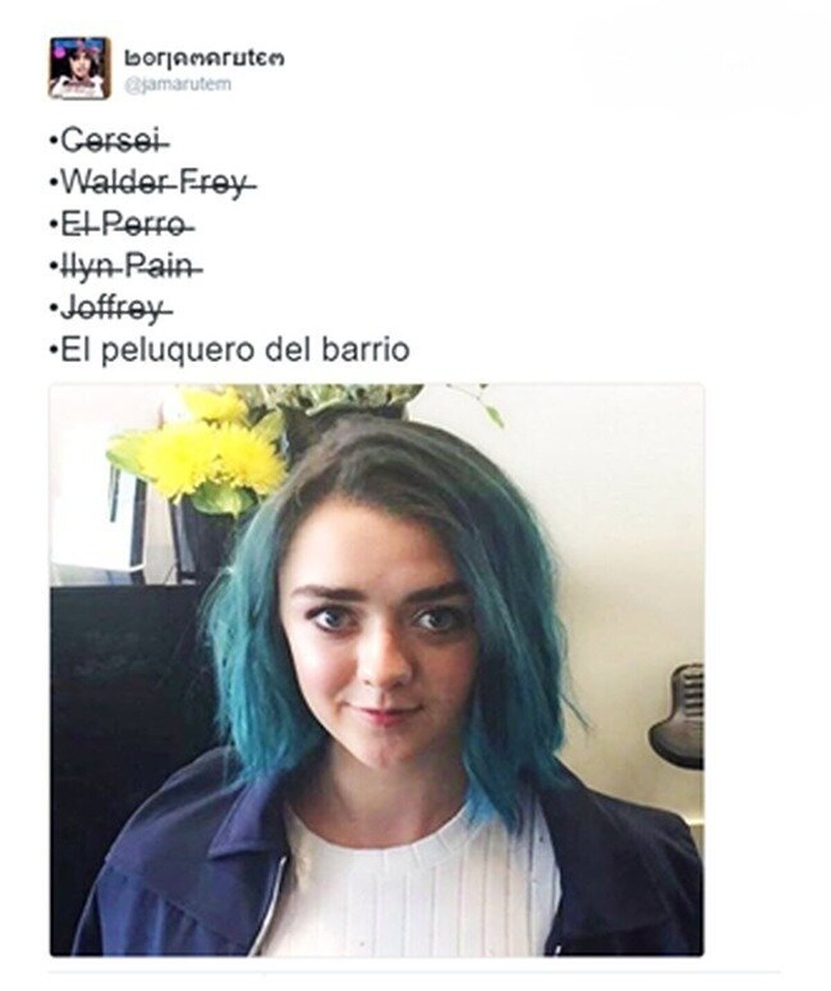 La lista de Arya se va ampliando poco a poco