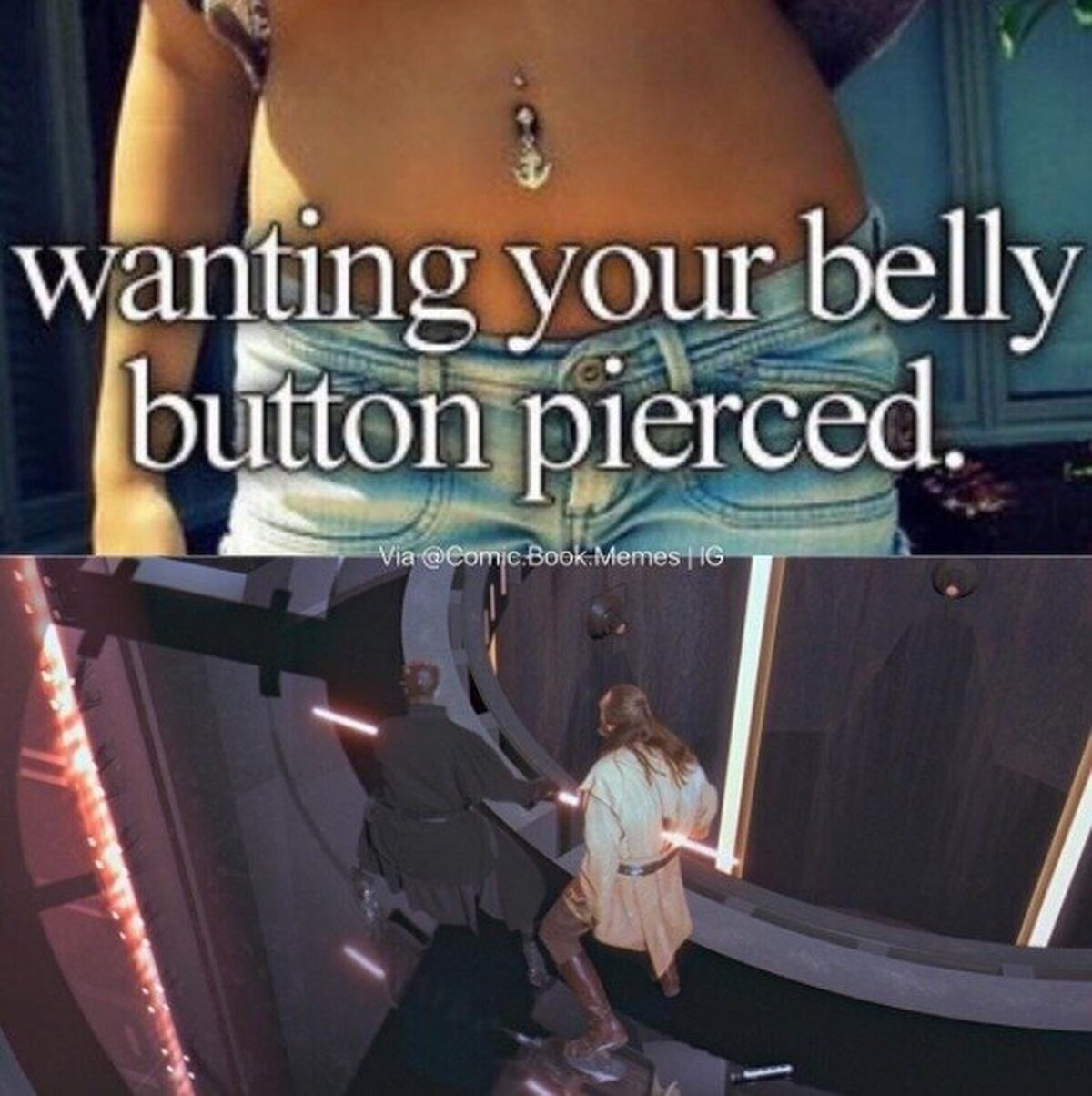 Lo que sientes cuando te haces un piercing en el ombligo