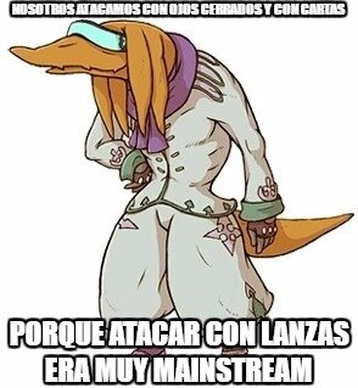 ¿A quién se le ocurrio atacar con cartas?