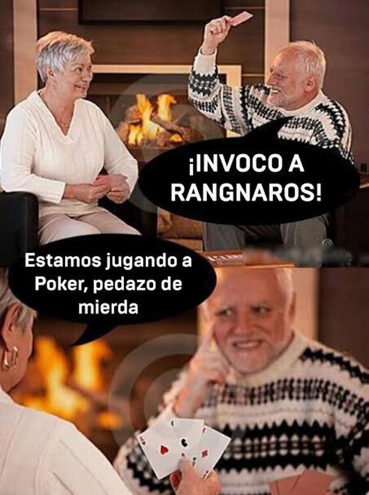 Cuando te equivocas de juego a media partida